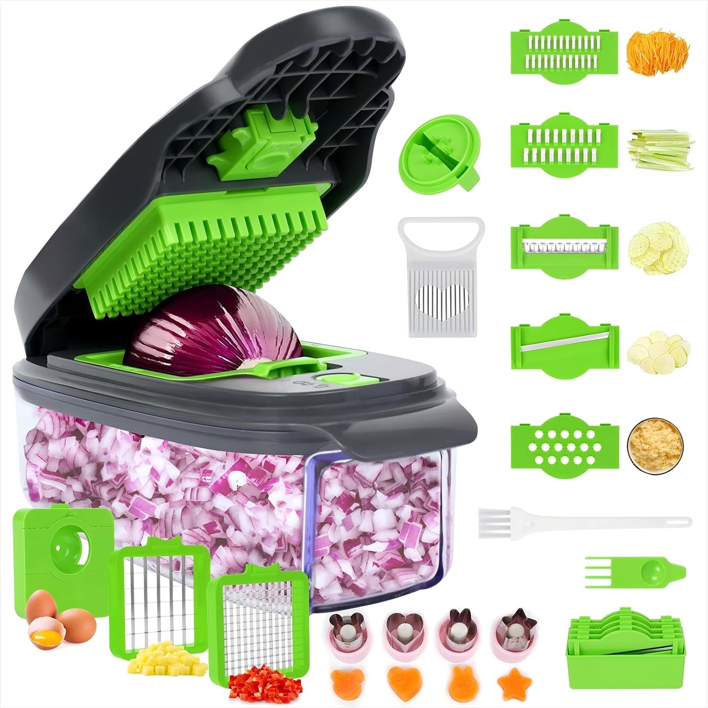 Electric Mini Food Chopper & Garlic Press