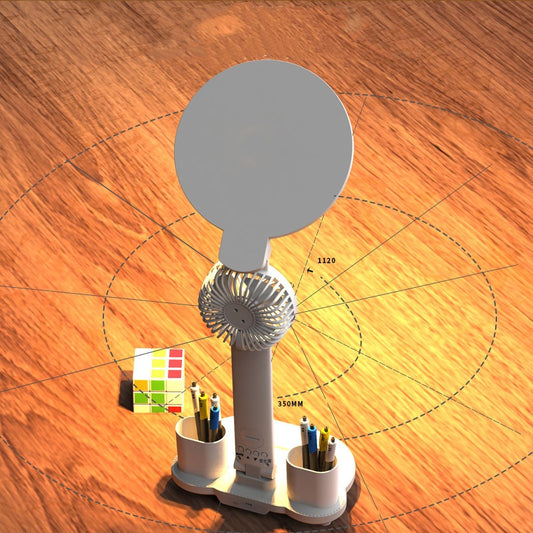 LED Smart Desk Lamp with Digital Clock