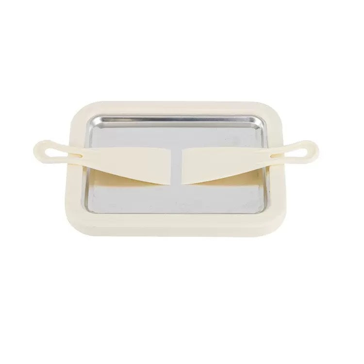 Rolled Ice Cream Pan Maker — Stainless Steel