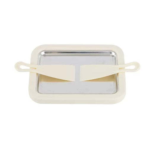 Rolled Ice Cream Pan Maker — Stainless Steel
