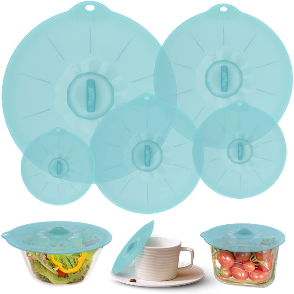 Silicone Stretch Lids — Set of 6 in multiple sizes