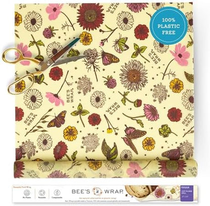 Reusable Beeswax Food Wrap — 3 Pack