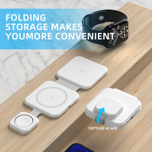 3-in-1 Magnetic Wireless Charging Pad