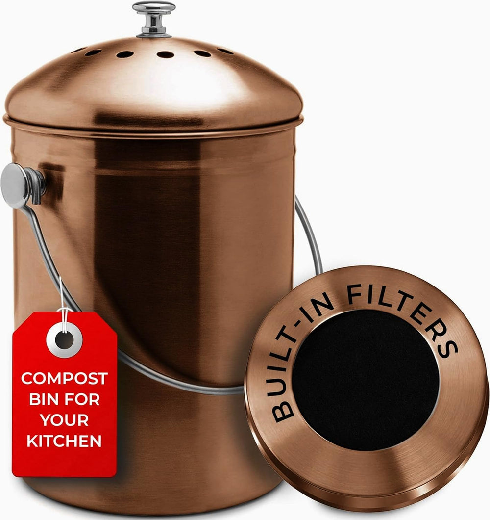 Kitchen Counter Compost Bin — detail view