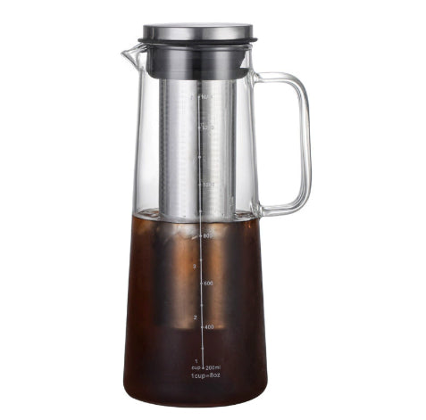 Cold Brew Coffee Maker 1 Liter Glass Pitcher