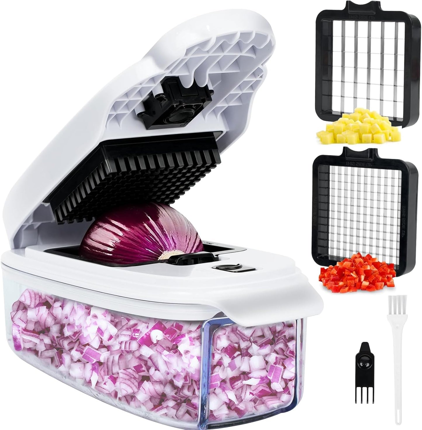 Electric Mini Food Chopper & Garlic Press