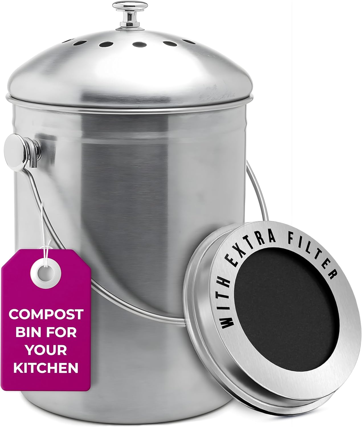 Compost Bin for Kitchen Counter