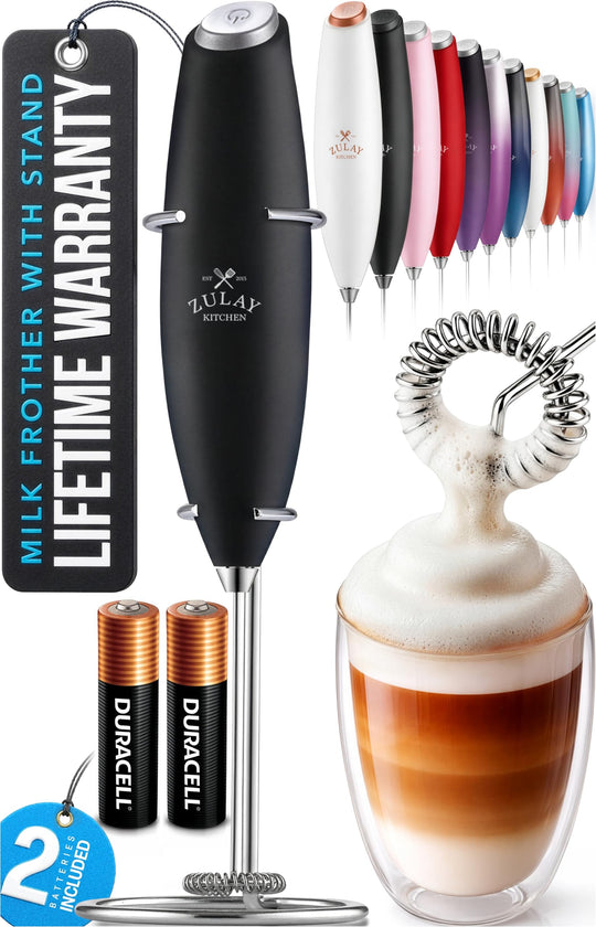 Rechargeable Handheld Milk Frother Wand