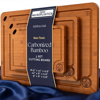 Bamboo Cutting Board with Juice Groove