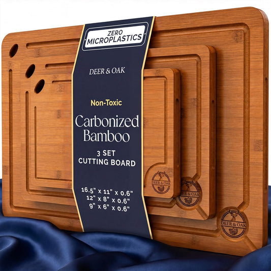 Bamboo Cutting Board with Juice Groove