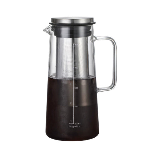 Cold Brew Coffee Maker 1 Liter Glass Pitcher