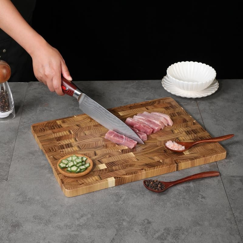 Bamboo Cutting Board with Juice Groove