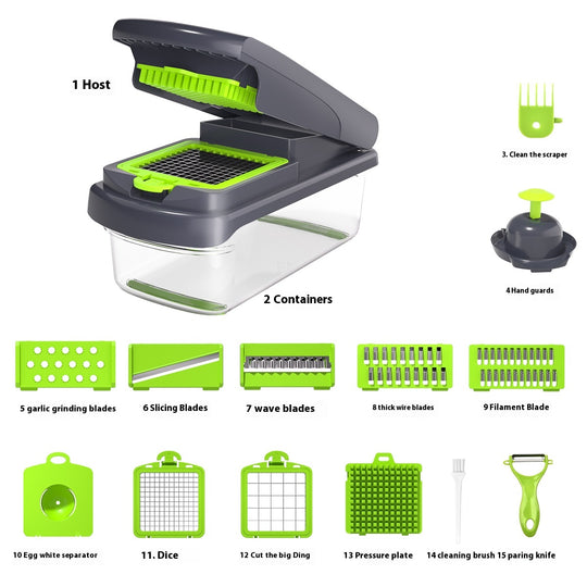 Electric Mini Food Chopper &amp; Garlic Press