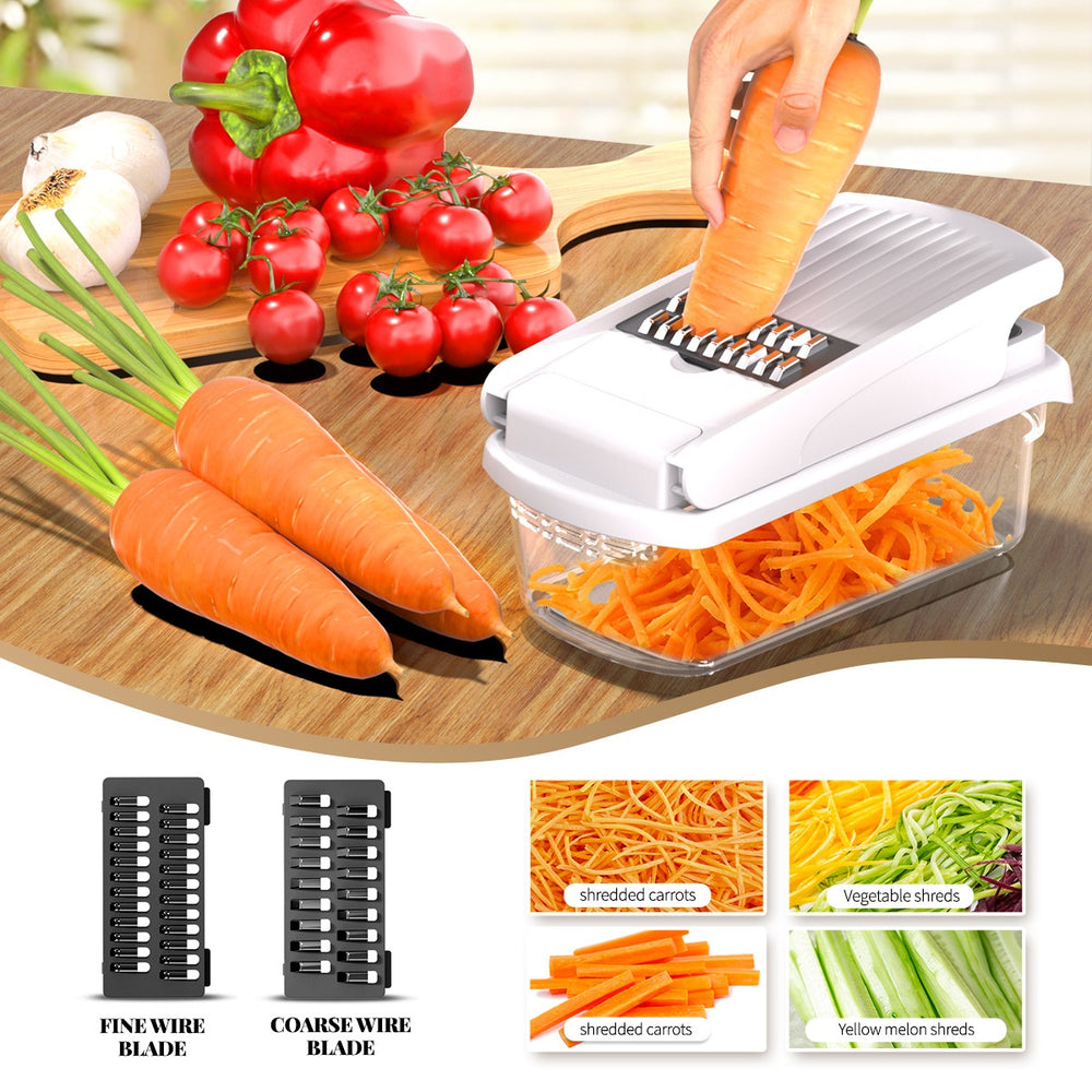 Electric Mini Food Chopper & Garlic Press