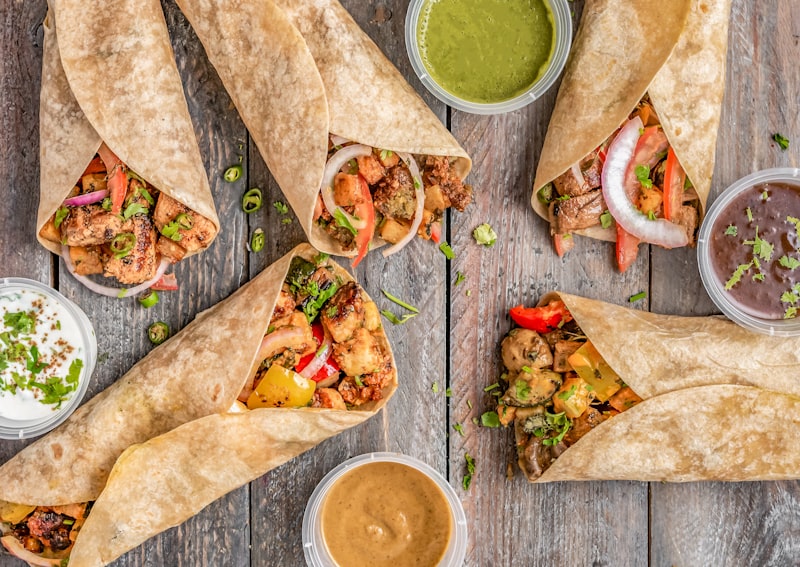 Tortilla Mexican food warm wrap